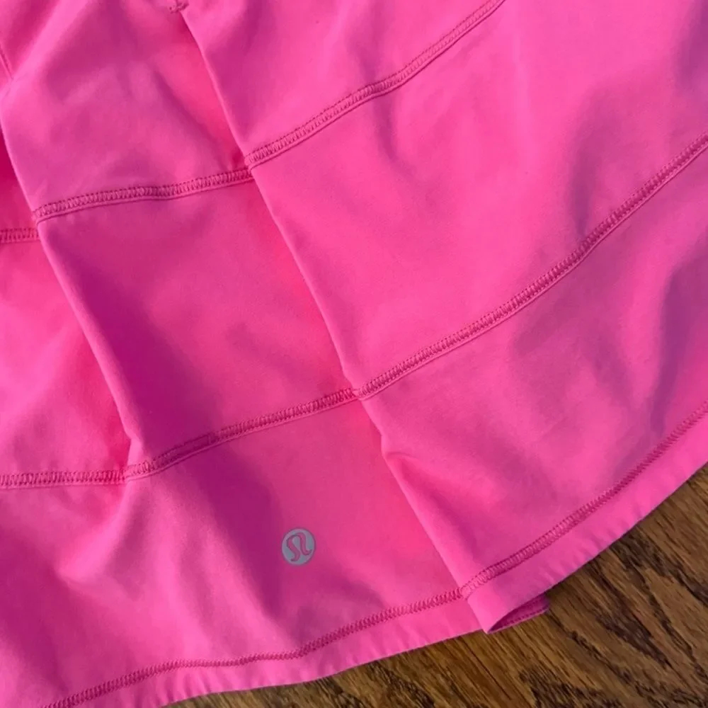 New Lululemon Pace Rival Mid Rise Skirt Ripened Raspberry Size 6